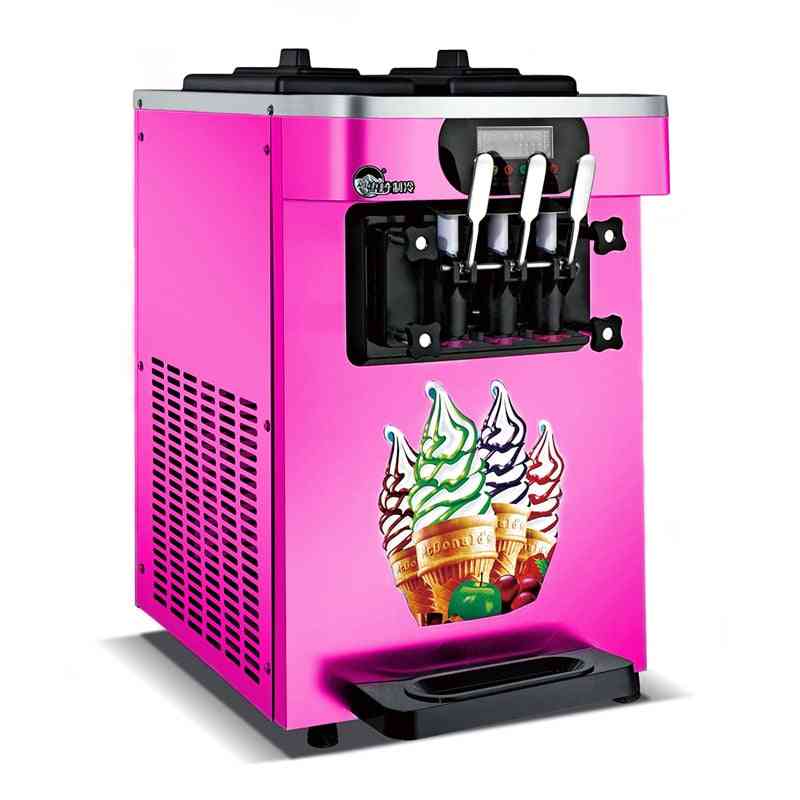 Three Flavors Soft Ice Cream Machine