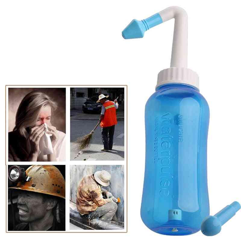 300 Ml Nose Wash System Allergies Relief Nasal Pressure Rinse Neti Pot