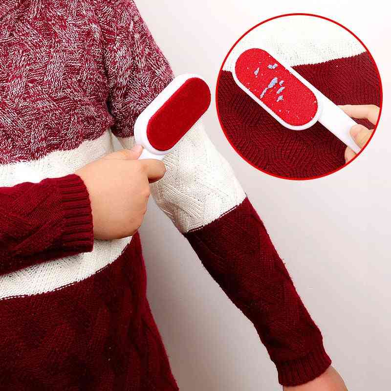One Hand Operate Reusable Lint Roller Cleaning Brush