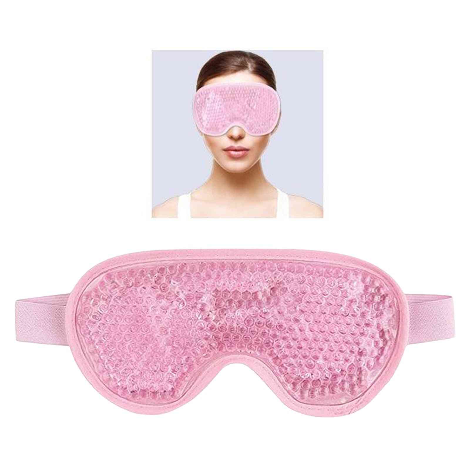 Hot Cold Gel Cooling Ice Eye Mask Reduces Eye Puffiness