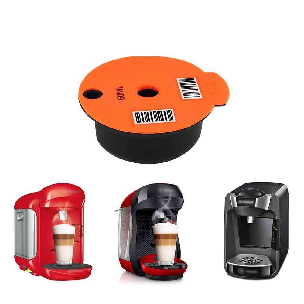 Reusable Plastic Filter Basket Pod, Coffee Machine Household Kitchen Gadgets