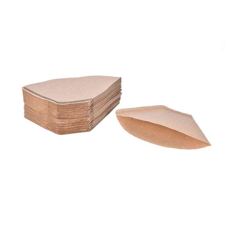 Wooden Original Hand Drip Paper Coffee Filter Papers