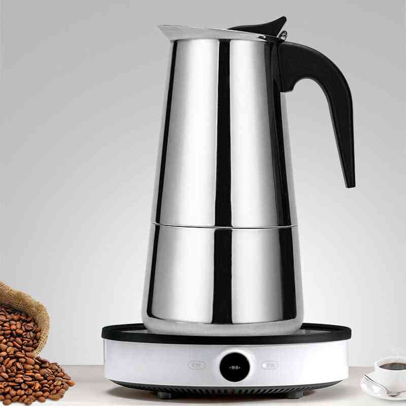 Stainless Steel Coffee Maker Moka Pot
