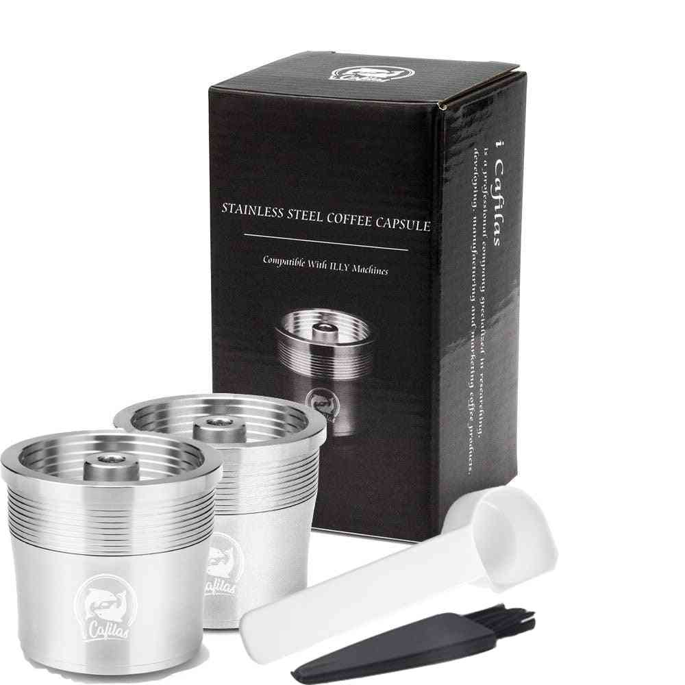 Coffee Capsule Pods, Stainless Steel Reusable Filters Cup