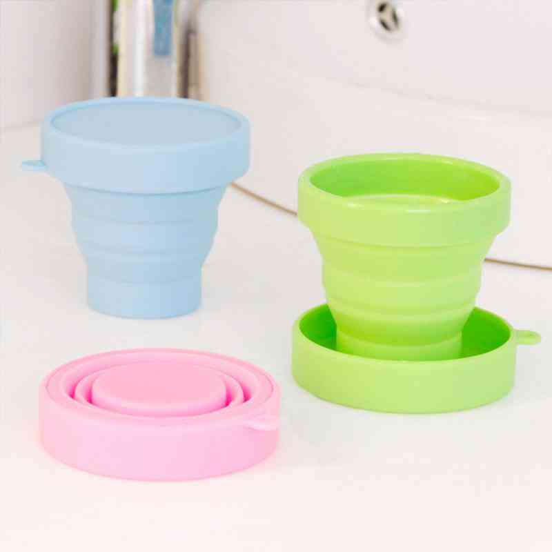 Portable Silicone Telescopic Drinking Collapsible Tea Cup