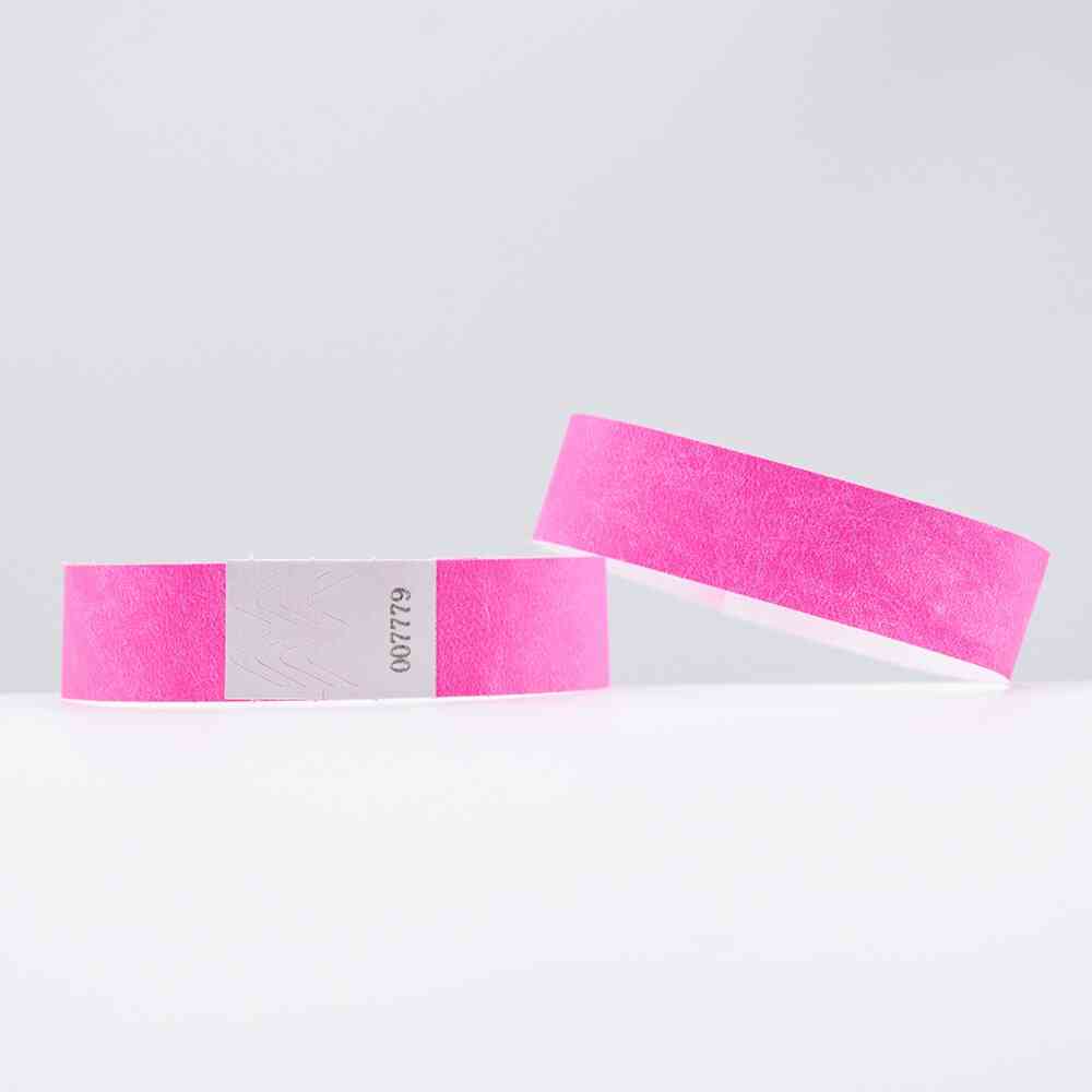 Tyvek Paper Wristbands Disposable Waterproof Identification Mark Bracelet For Events Promotional Party Playground
