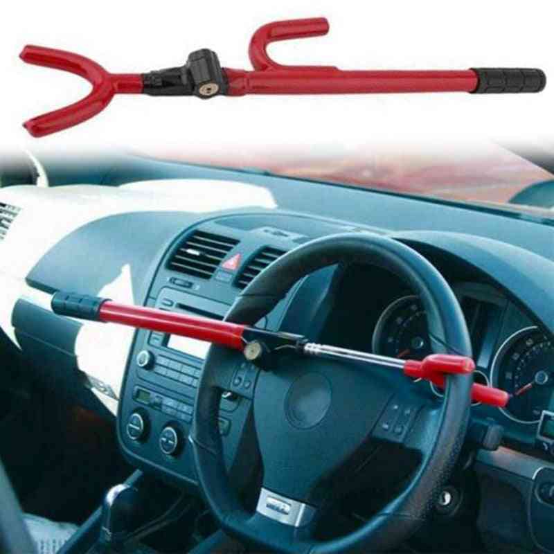 Self-defense U-shaped, Retractable Anti-theft, Car Steering Wheel Lock
