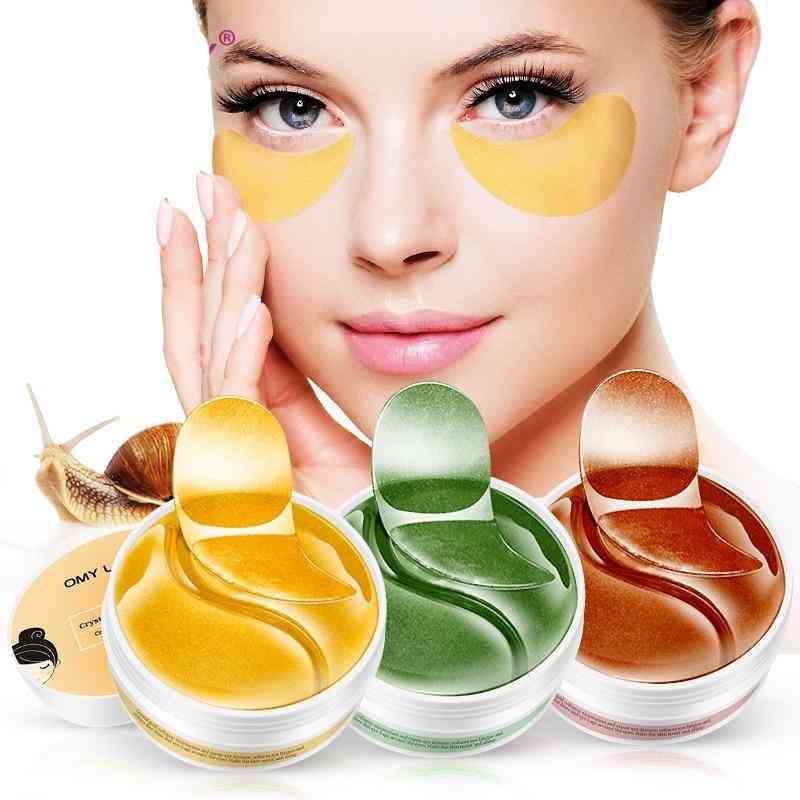 Eye Patch Mask Collagen Against Wrinkles Dark Circles Care Eyes Bags Pads