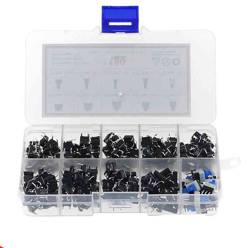Micro Touch Switch Push Button Assortment Set