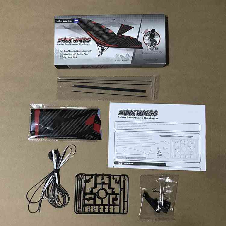 Eagle Carbon Fiber Imitate Birds Assembly Flapping Wing Flight, Diy Model Aircraft, Plane Toy