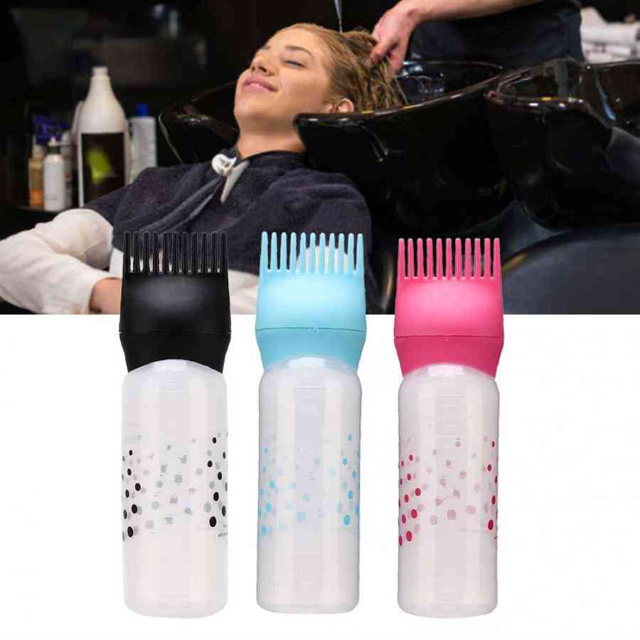 Hair Dye Bottle With Applicator Brush Comb
