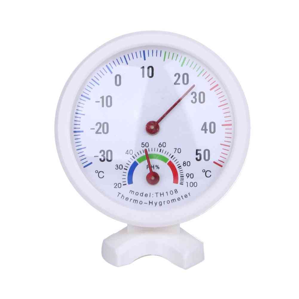 Mini Bell-shaped Scale Thermometer And Hygrometer