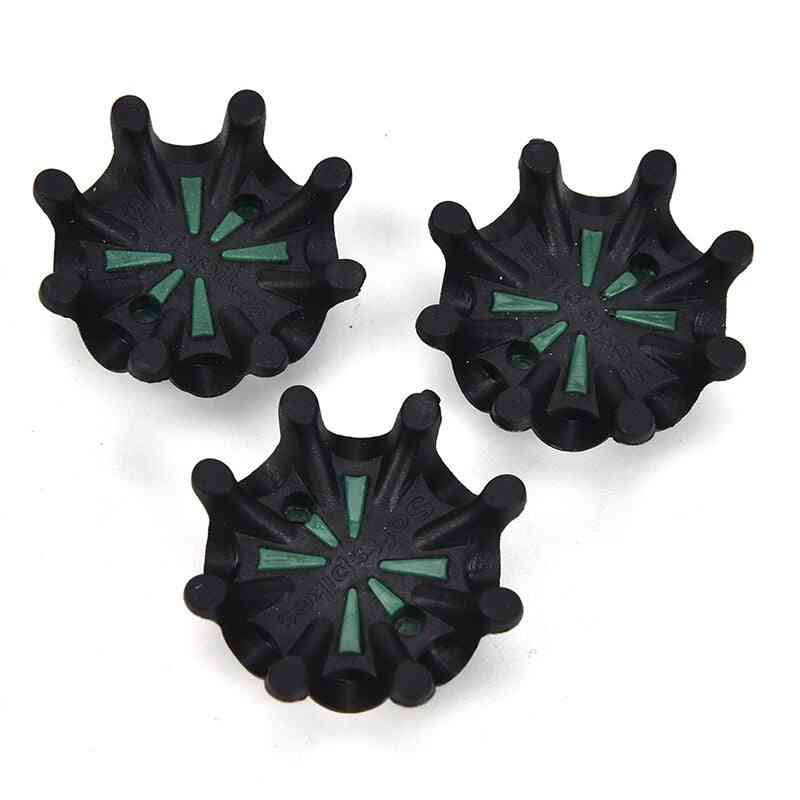 Golf Spikes Pins Turn Fast Twist Shoe Spikes Durable Replacement Set Ultra Thin Cleats Pins Golf Shoes Parts