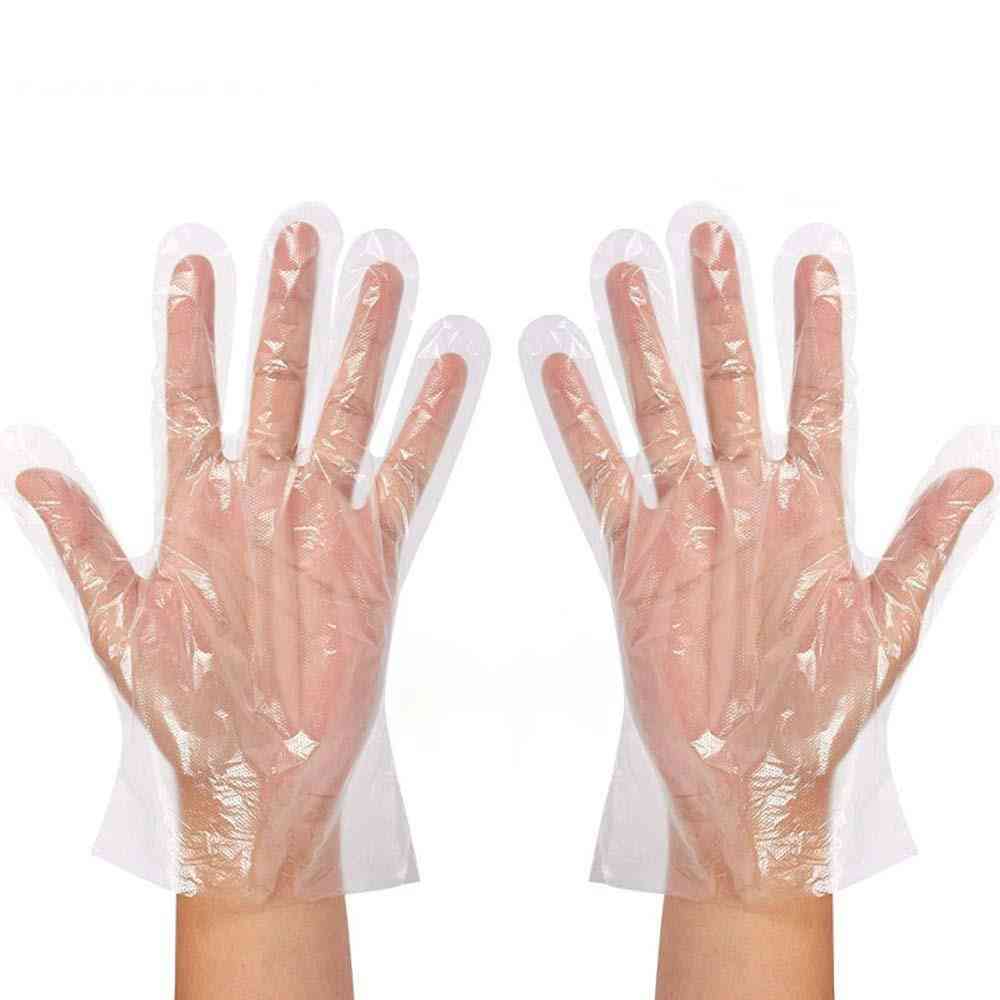 Clear Disposable Plastic Gloves