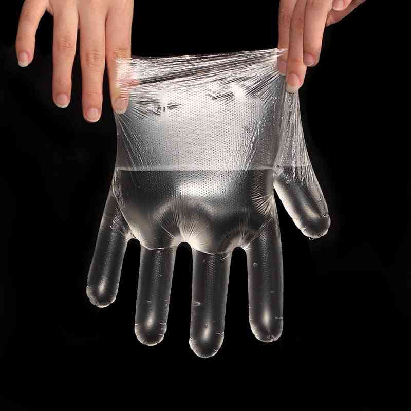Clear Disposable Plastic Gloves