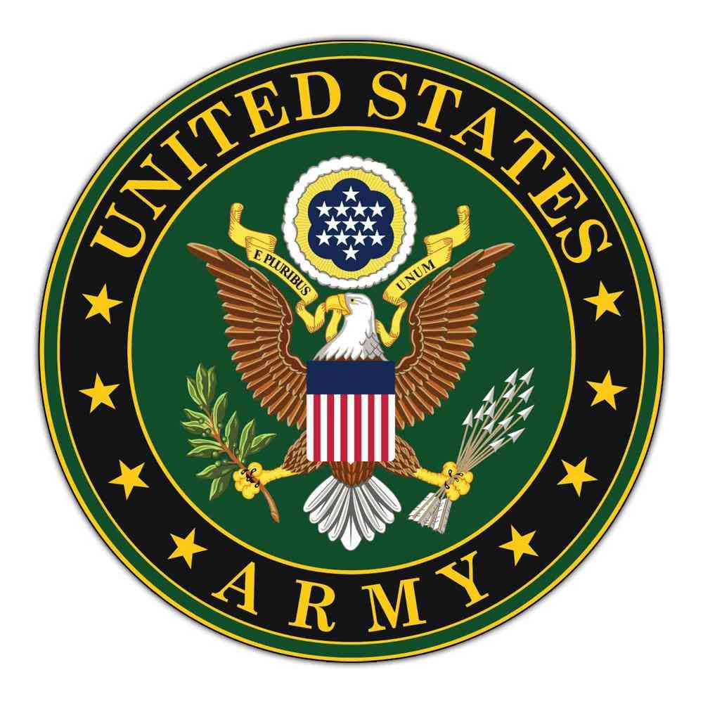 Mágnes, nagy ajtómágnes, az Egyesült Államok hadseregének hivatalos pecsétje, 11,5 
