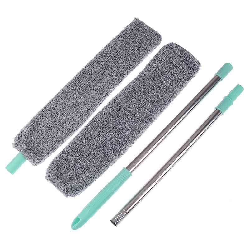 Bedside Dust Brush Long Handle Mop, Magic Microfibre Duster