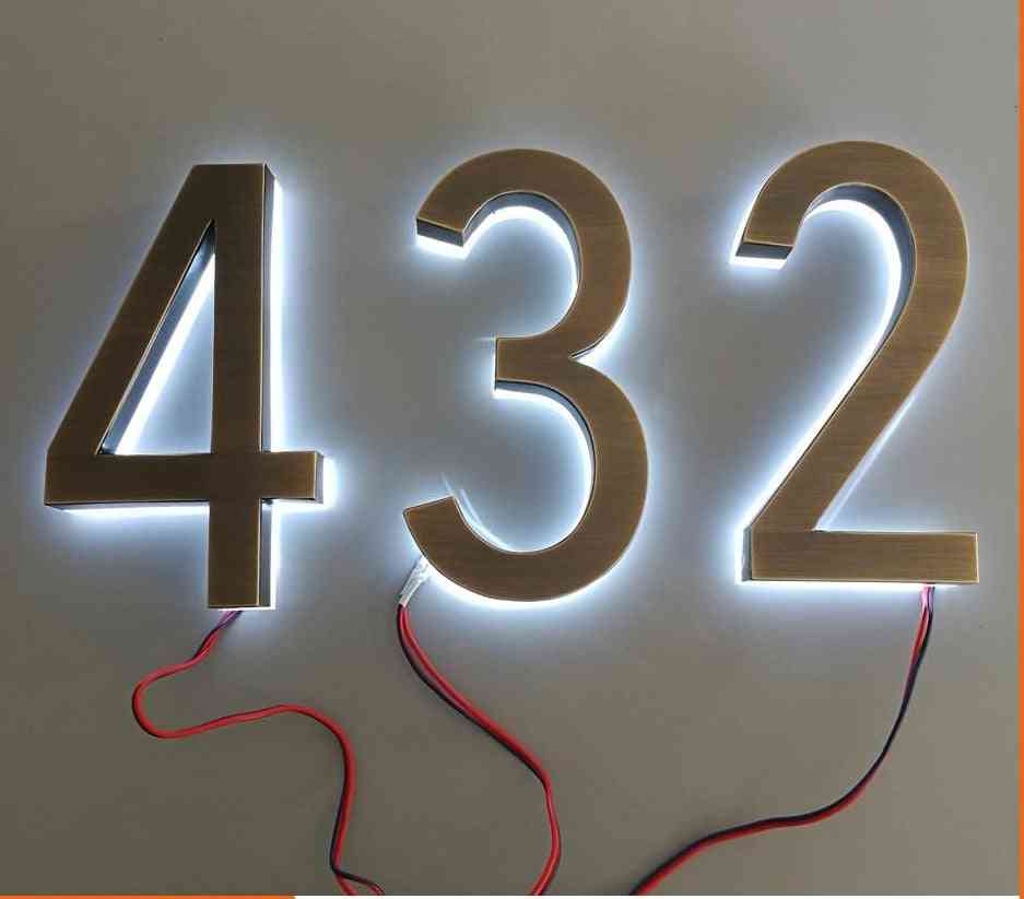 Classic Design Led House Numbers