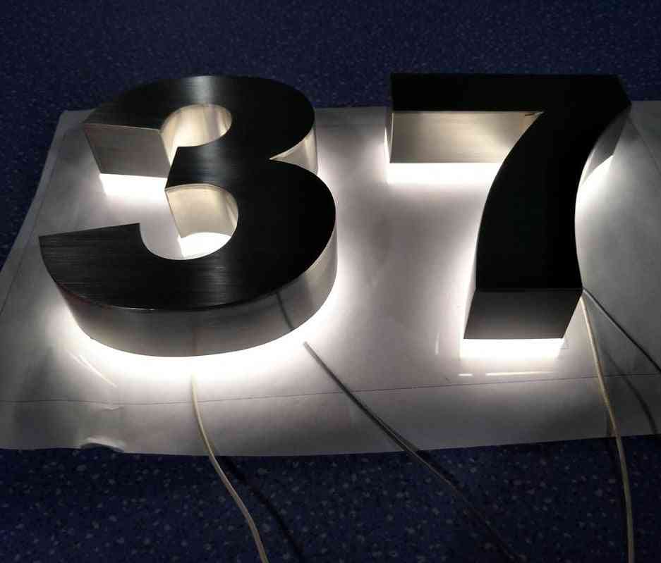 Led Letter Signs With Stainless Steel Shell