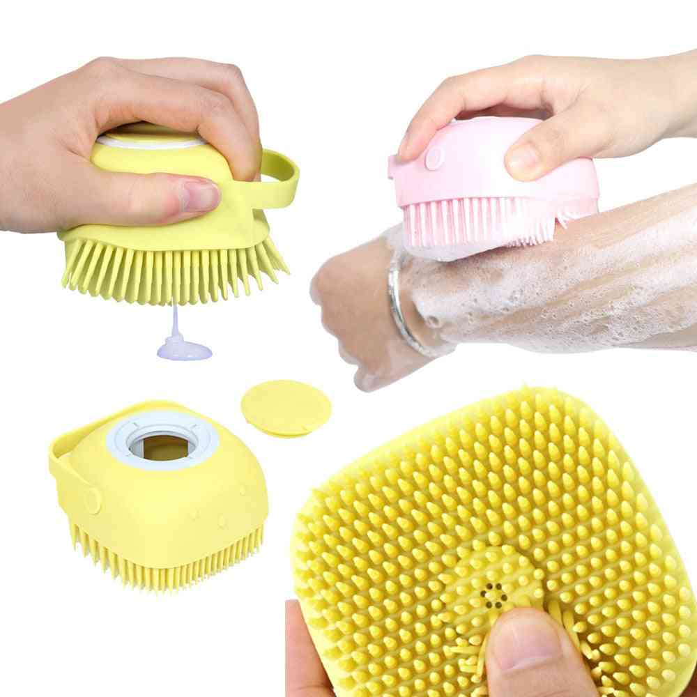 2-in-1 Pet Spa Massage Soft Silicone Pet Shower Hair Grooming Cmob