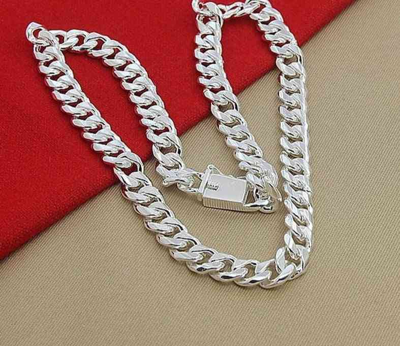 Silver Link- Chain Necklaces