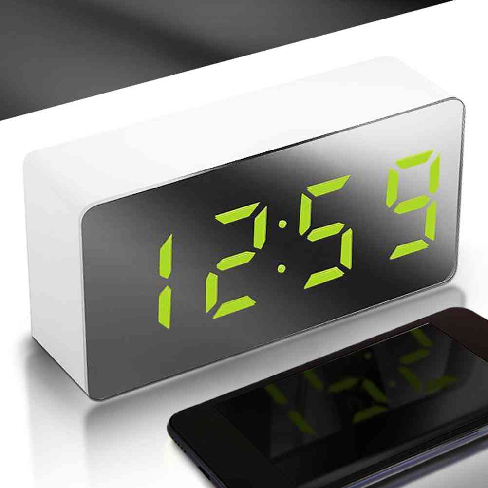 Multifunctional Mirror Clock Digital Alarm