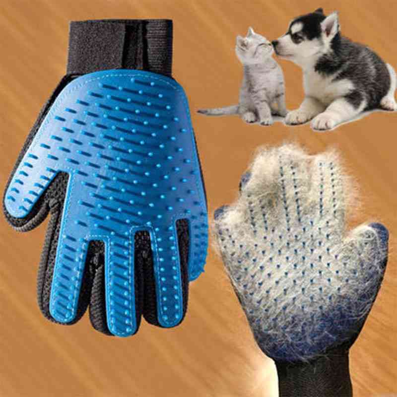 Silicone Dog Pet Grooming Glove For Cats Brush Comb