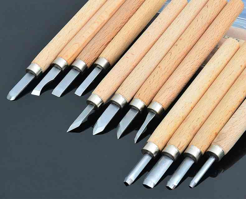 Couteau professionnel de ciseaux à bois pour la coupe de bois de base