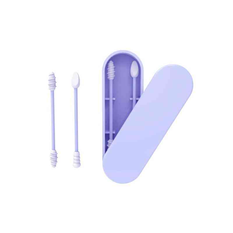 Reusable Cotton Swabs Count With 2 Pcs Brushes
