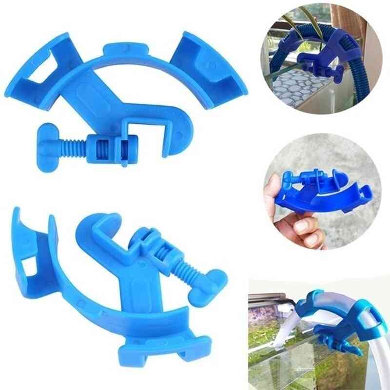 Aquarium Filtration Holder, Water Pipe For Mount Tube Tank, Fixing Clamp