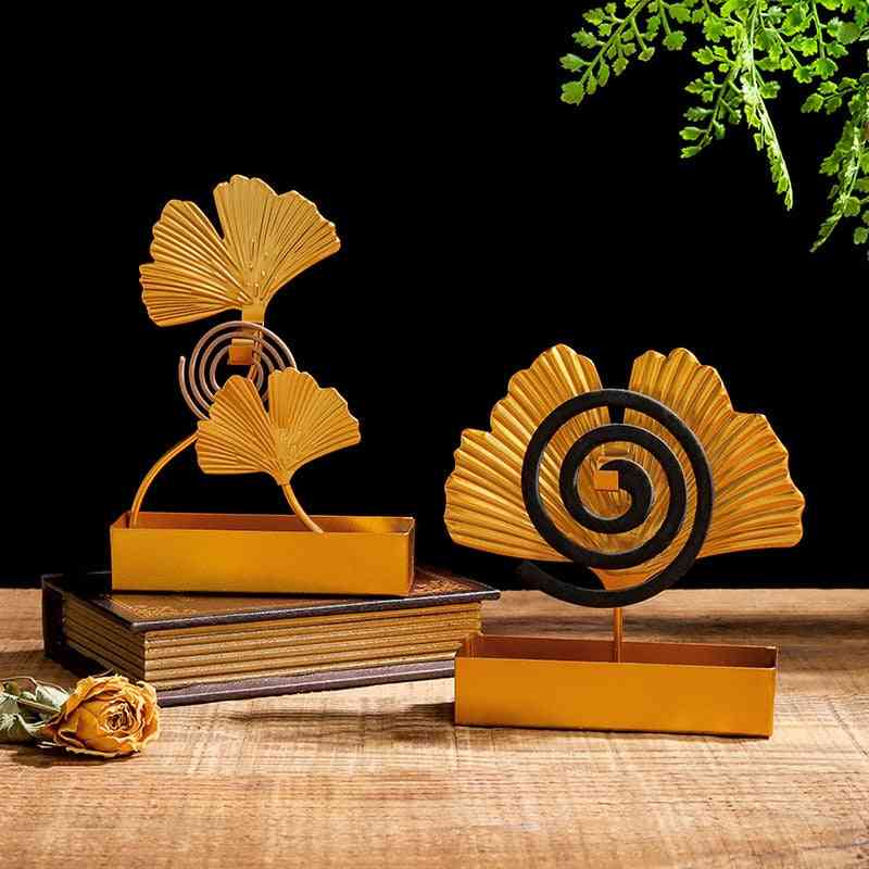Ginkgo Leaf Mosquito Coil Holder