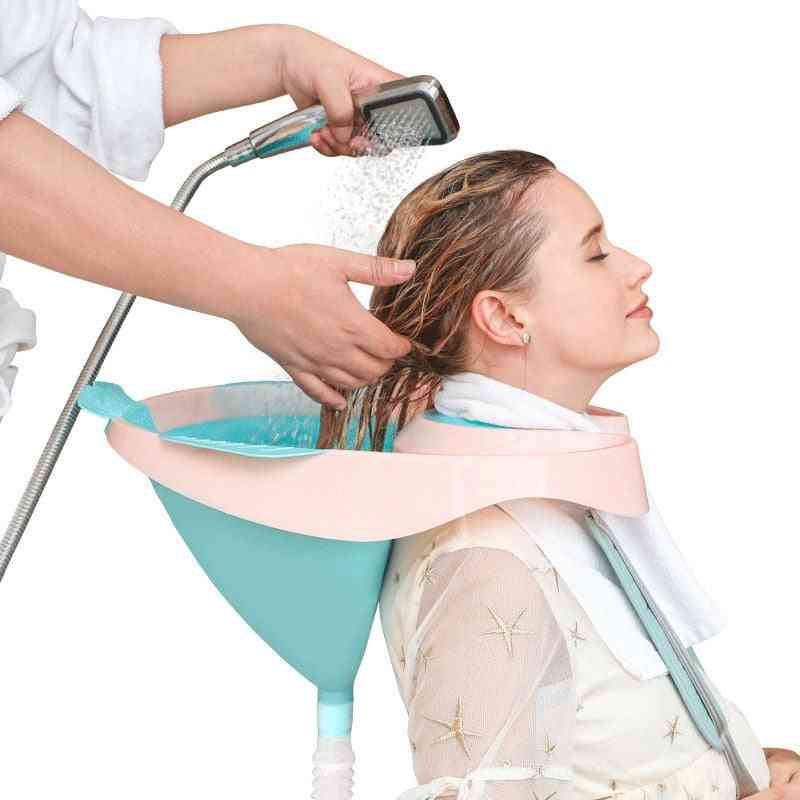 Shampoo Tool For Maternity Portable Foldable Sink With Hose Easy Washing Hair
