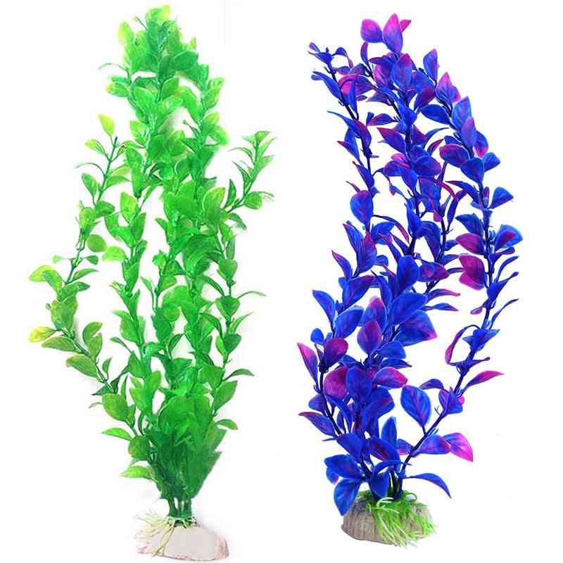 Live Fish Aquarium Green Artificial Water Plants
