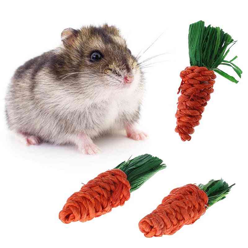 Porkkananmuotoinen kani, hamsterin pureskelu