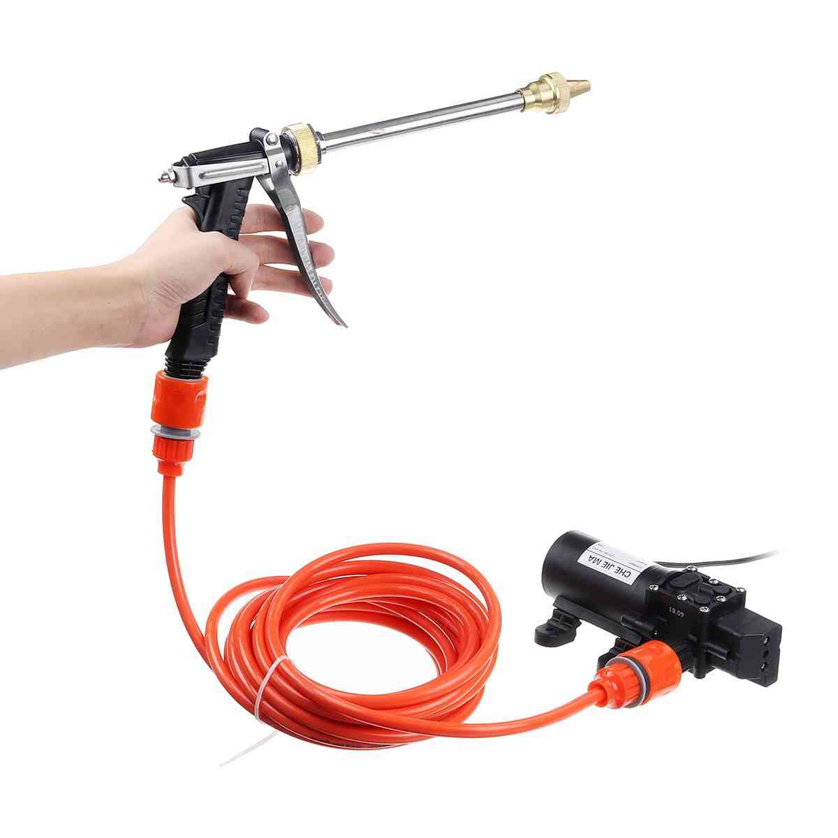 Car Electric Wash Pump Sprayer Kit, Auto Washer Cleaning Machine Set With Charger
