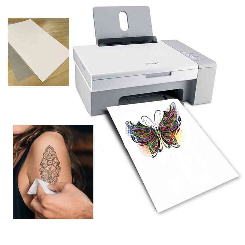 Tattoo Paper Diy, Yourself Temporary, Paper Use For Inkjet Or Laser, Printing Printers