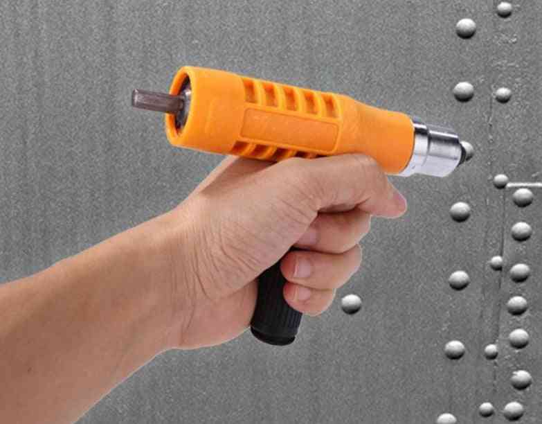 Electric Rivet Nut Gun, Plastic Cordless Insert For Power Tool