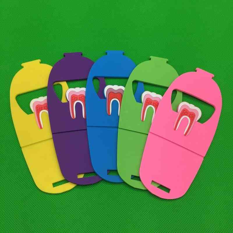 Colorful Rubber Teeth Molar Shape Phone Card Holder