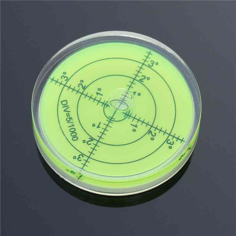 Precision Bubble Spirit Level, Round Circular Bullseye, Rv Leveler Camper For Instruments