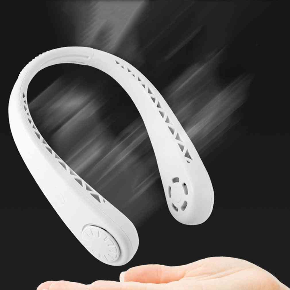 Usb Charging Hanging Neck Small Fan