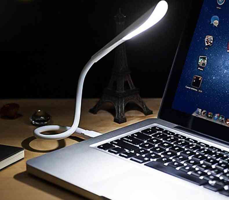 Mini Portable- Laptops Usb Led Light, Touch Sensor Dimmable, Table Desk Lamp