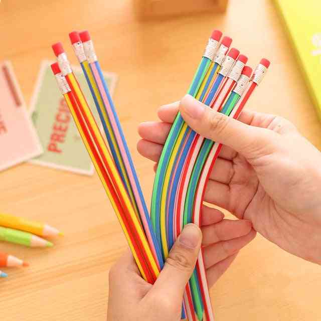 Flexible Soft Pencil With Eraser