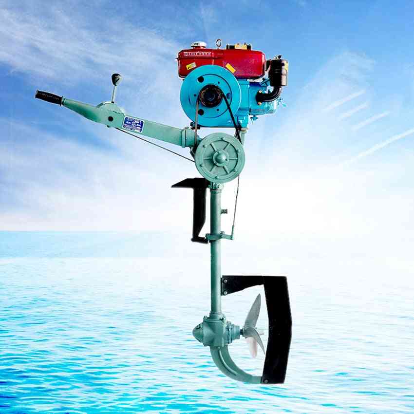 Lóerős víz/léghűtéses dízel külső motor motor kültéri horgászathoz elektromos/kézi indítással