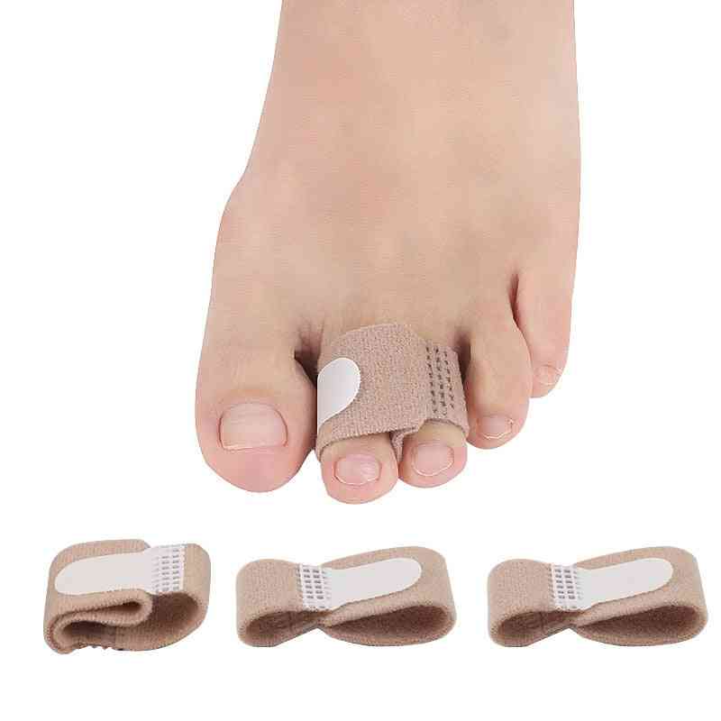 Feet Finger Corrector Insoles Fabric Gel Silicone Tube Bunion Toes Fingers Separator