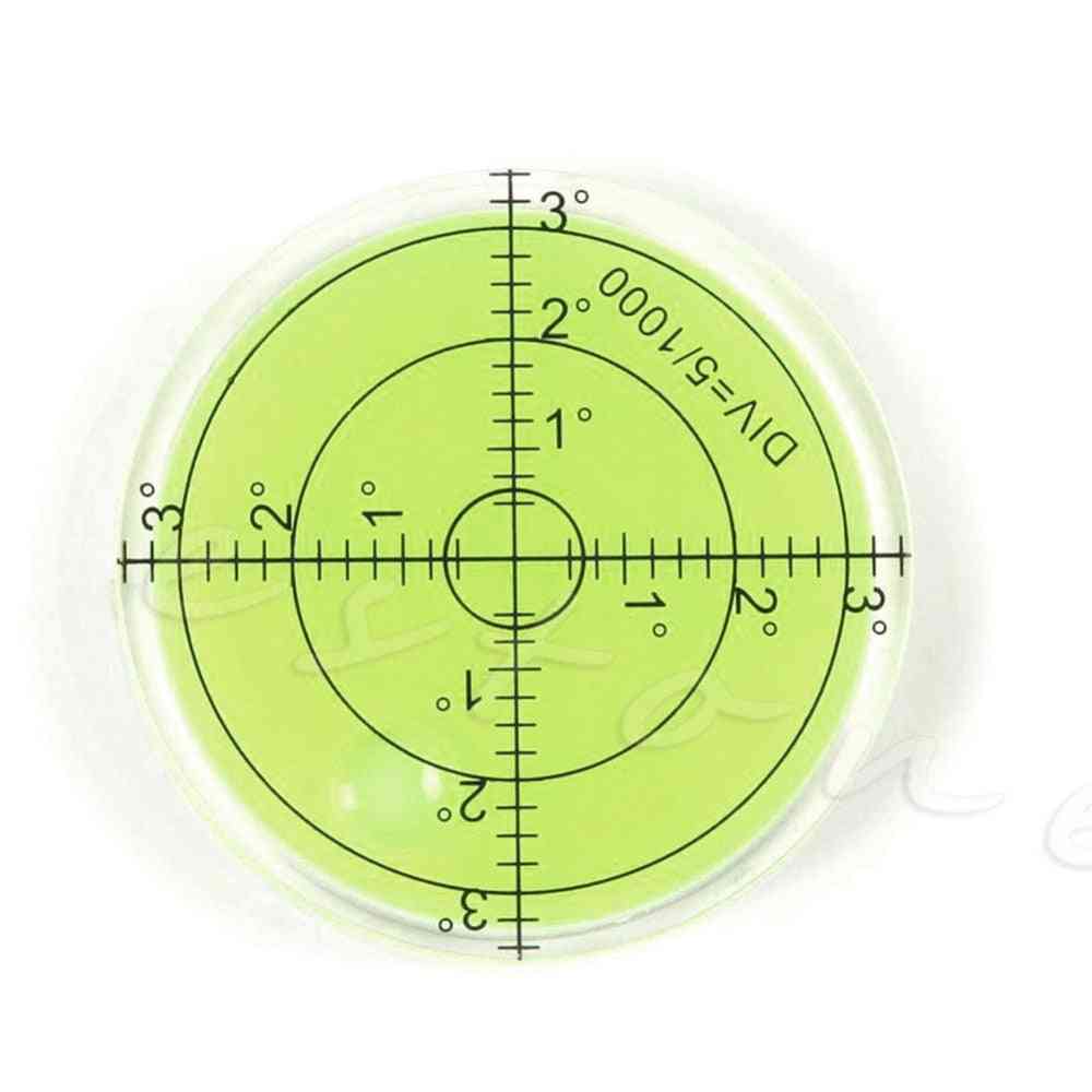 Precision Spirit Bubble Level Degree Mark, Surface Round, Circular Measuring Kit