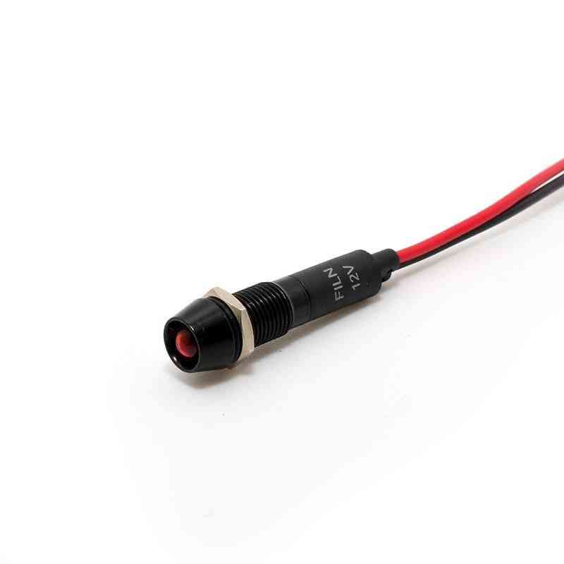 Black Housing Led Signal Indicator Light With 20cm Cable