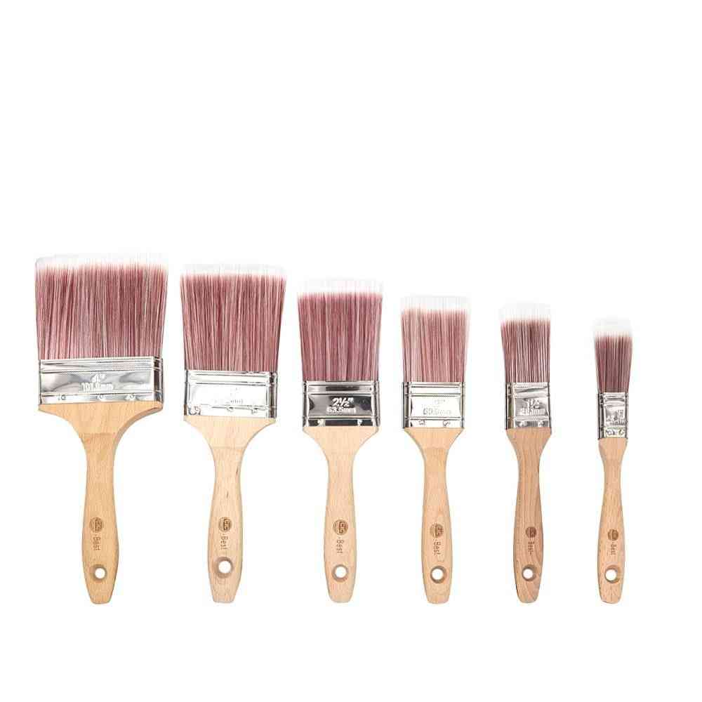 Wooden Handle Household Bristle Paint Brushes
