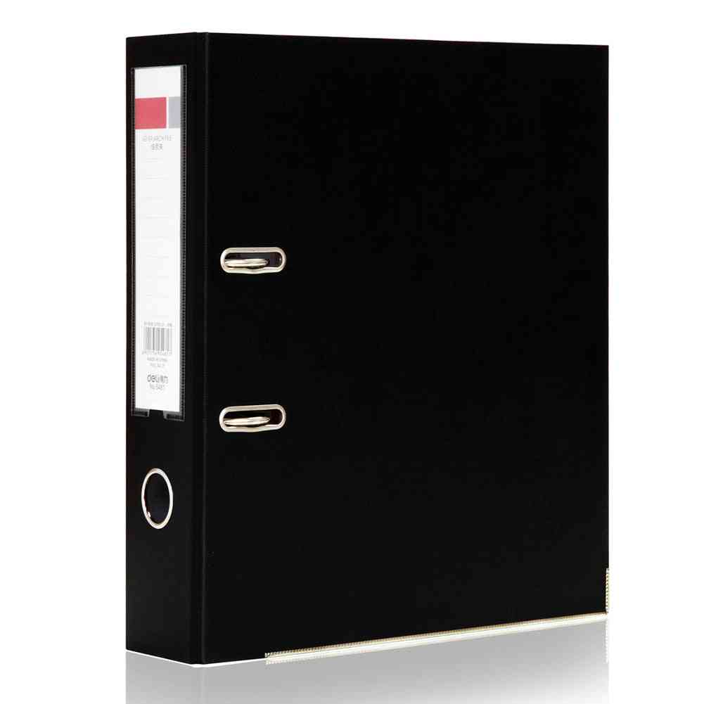 A4 Metal Ring Binder Folder, Clipbar, Organizer