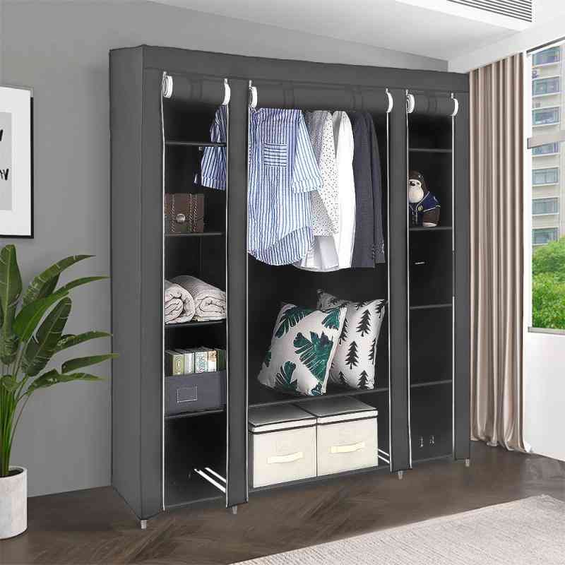 Portable Non-woven Wardrobe Storage Shelf