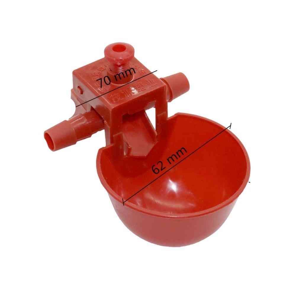 Bird Coop Water Drinking Cups Feed Automatic Poultry Chicken Fowl Drinker